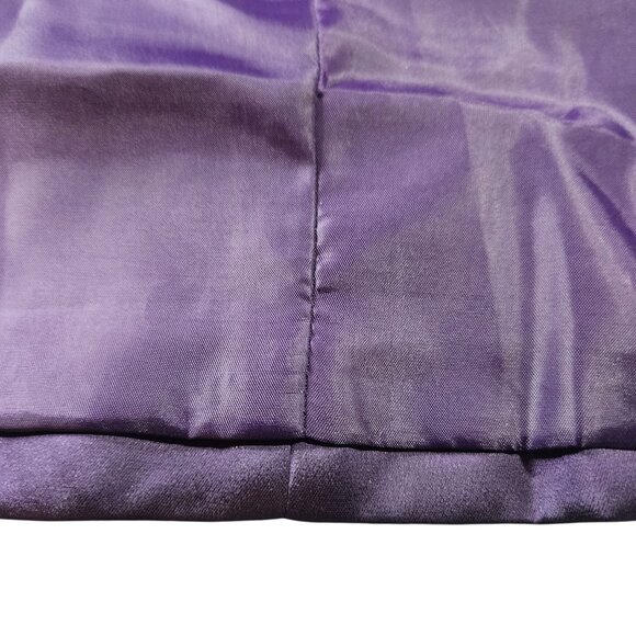 Designer Jason Wu Purple Satin Sleeveless Tailored Vest 10 Quiet Luxury Boho - Picture 14 of 14
